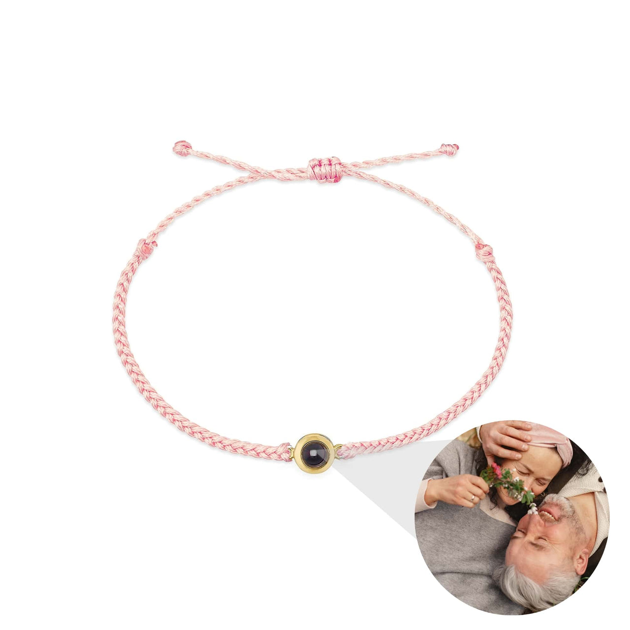 Circle Photo Bracelet