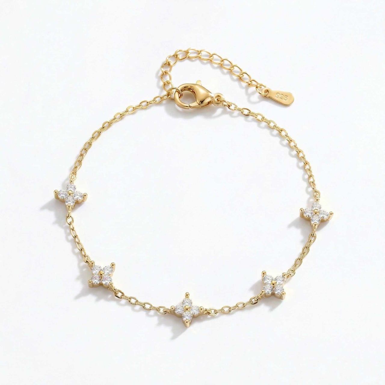 Crystal Flower Bracelet