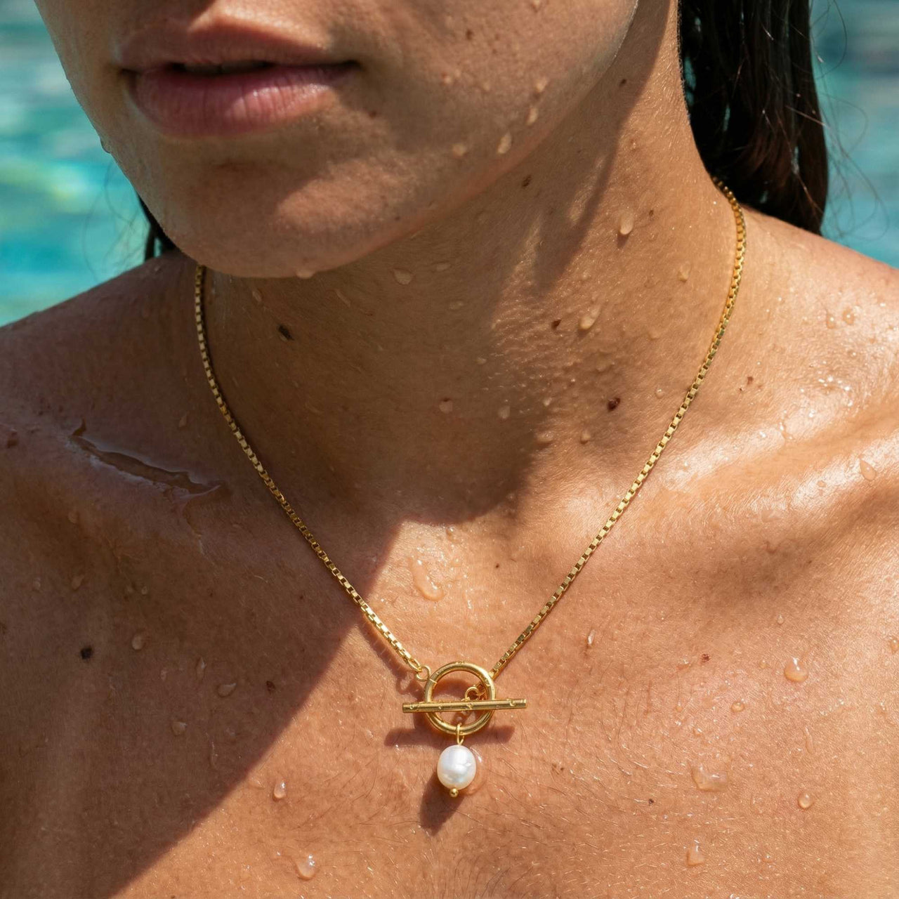 La Isla Pearl Toggle Necklace