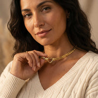 Thumbnail for Vali Heart Choker Necklace