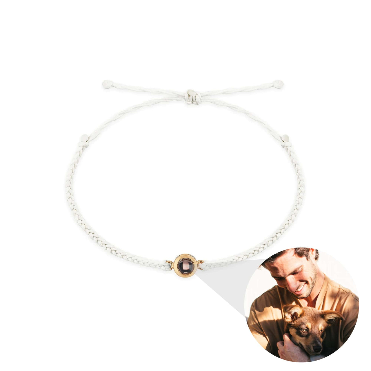 Circle Photo Bracelet