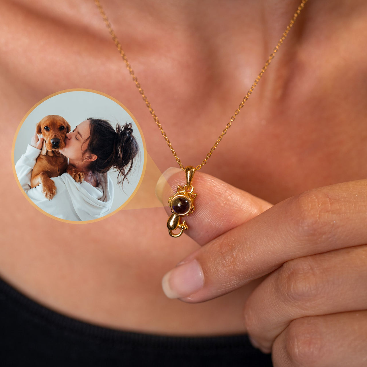 Animal Photo Necklace