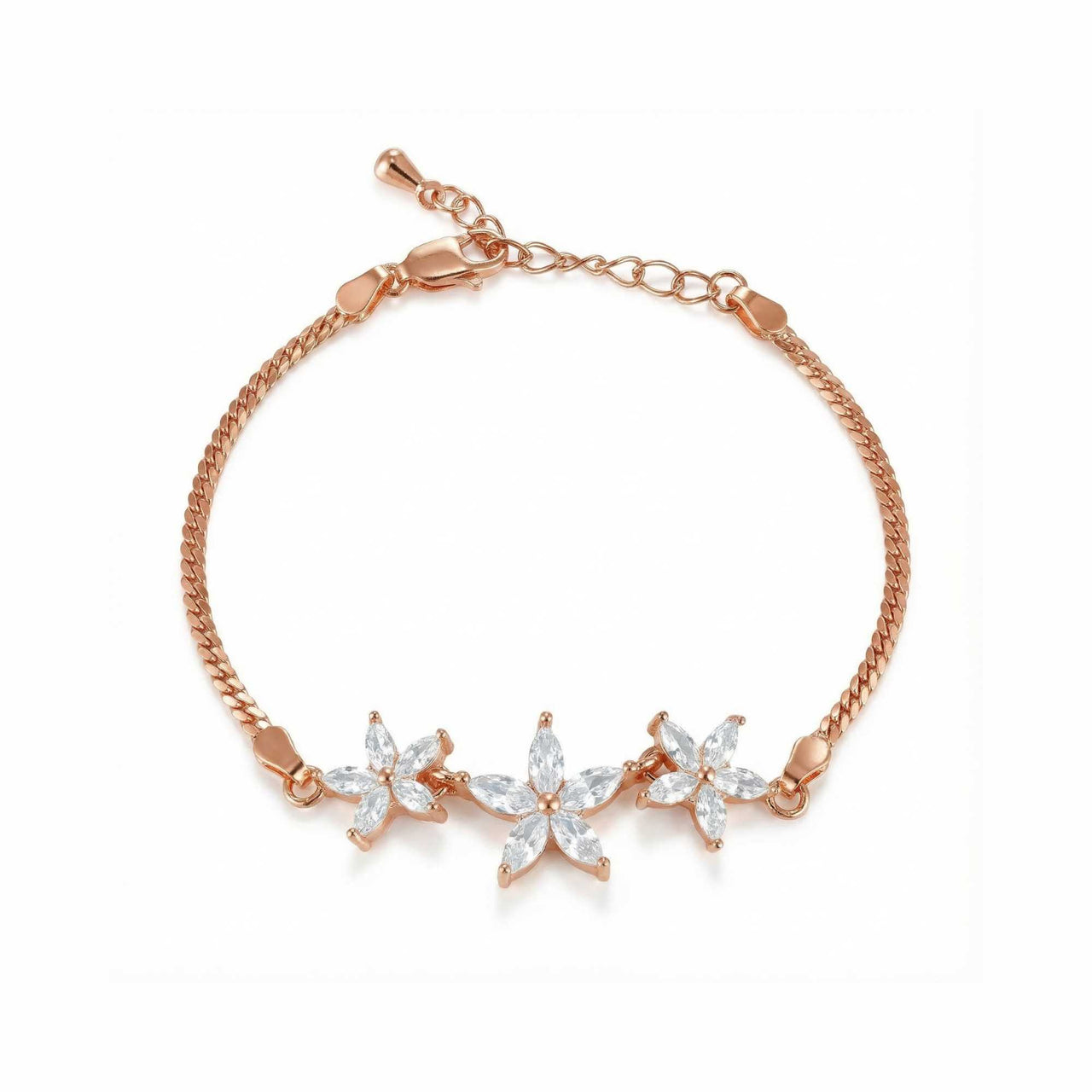 Crystal Flower Bracelet