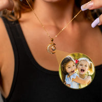 Thumbnail for Lucky Moon Photo Necklace