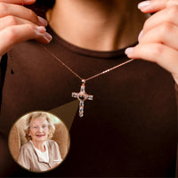 Thumbnail for Cross Photo Necklace