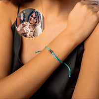 Thumbnail for Circle Personalized Photo Bracelet - Personalized Gift - Custom Jewelry For Her & Him - Custom Bracelet Picture - Personalised Photo Gift Bracelet Winterfresh / Rose Gold Brother & Sisters