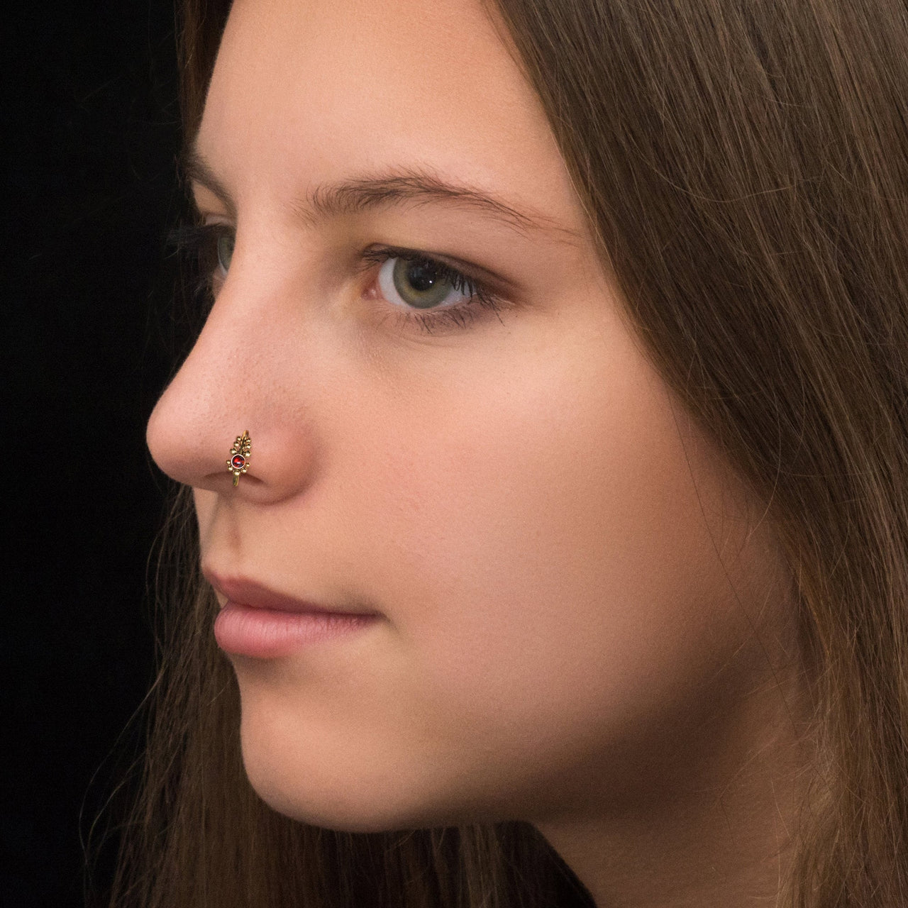 Velvet Rose Nose Ring