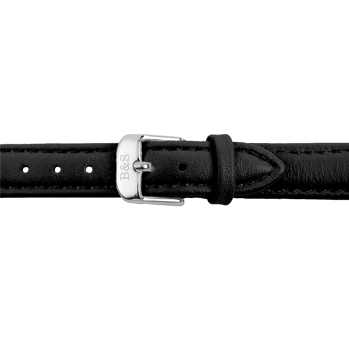 Black Leather Strap & Silver Buckle - Brother & Sisters